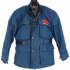 Motoport Ultra GTX Custom Blue Armored Motorcycle Jacket Sz M? *See Measurements